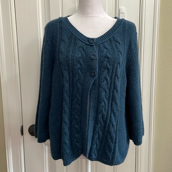 Style & Co. Sweaters - Style & Co teal blue sweater.  L